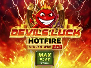 Devils Luck Hotfire Hold & Win screenshot